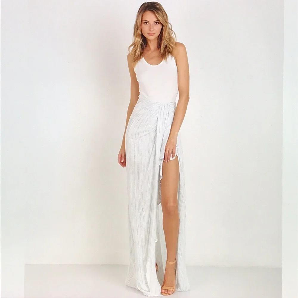 The Jetset Diaries White Maxi Skirt - Picture 8 of 10